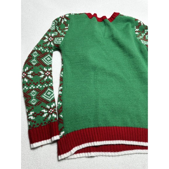 Pug Christmas Sweater It's Our Time Santa Christmas Present Large Youth Dog - Picture 6 of 11